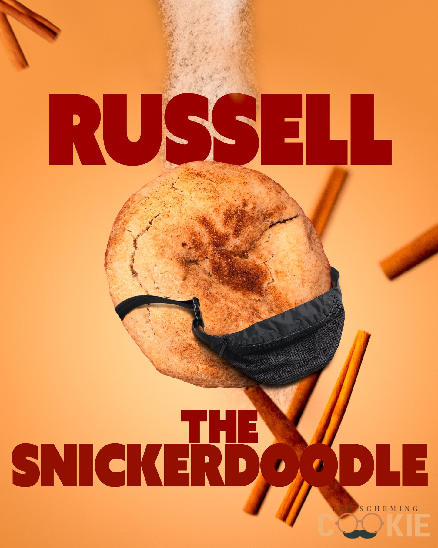 "Russell" - the Snickerdoodle by The Scheming Cookies