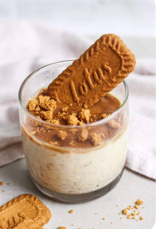 Biscoff Cookie Overnight Oats