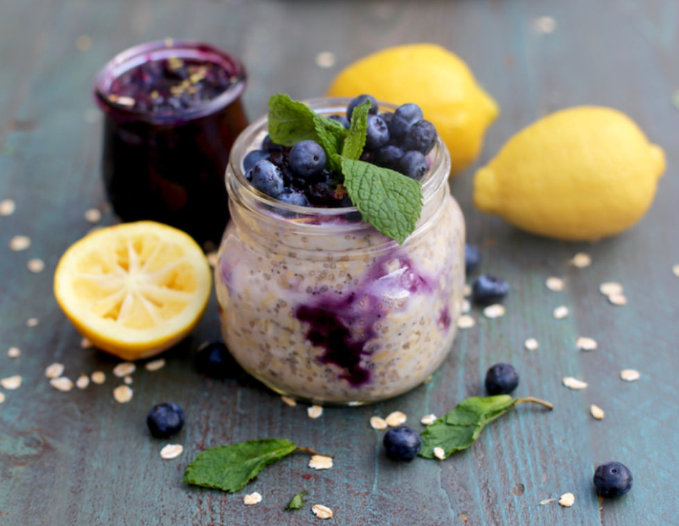 Lemon Blueberry Overnight Oats
