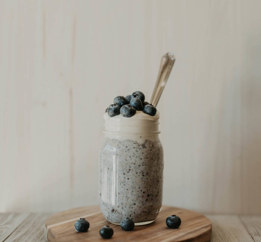Blueberry Cheesecake Overnight Oats