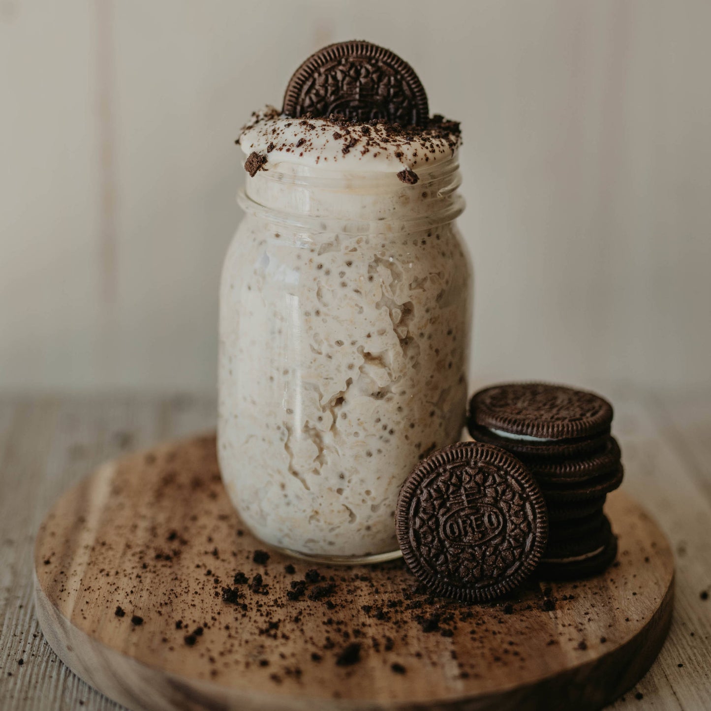 Oreo Cookie Overnight Oats