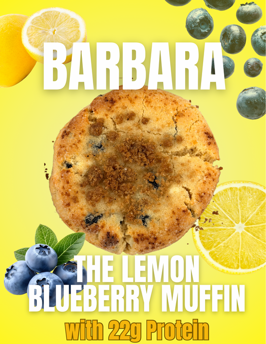 "Barbara" the Lemon Blueberry Cookie by The Scheming Cookies