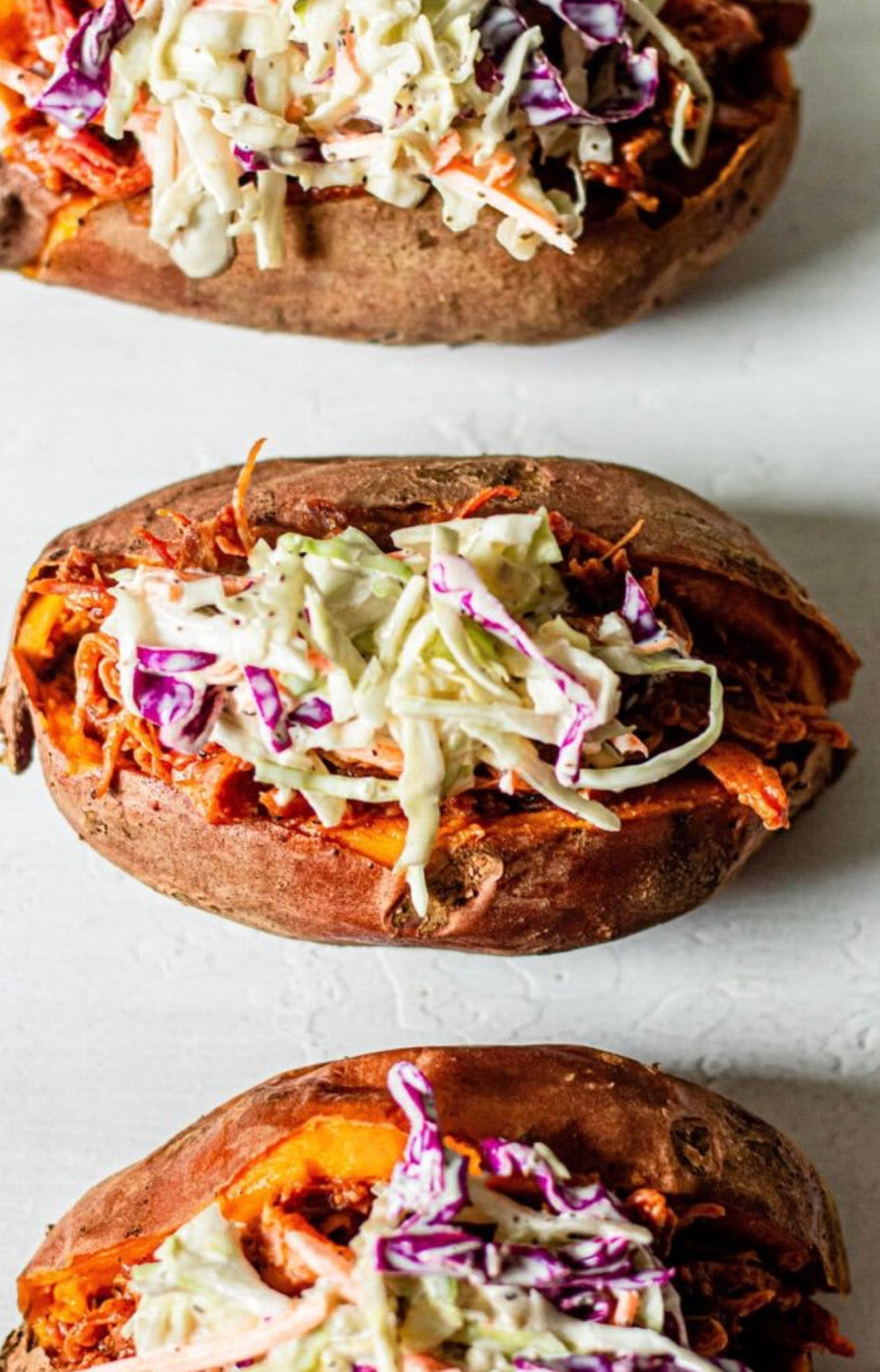 BBQ Chicken Stuffed Sweet Potato