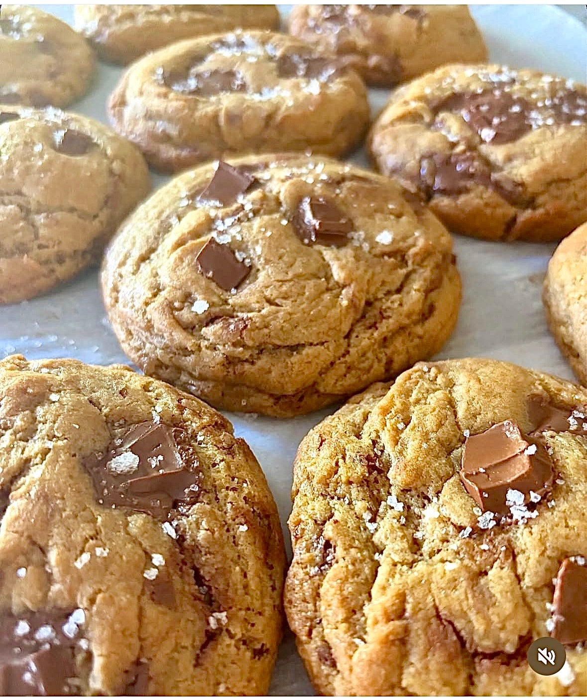 Brown Butter Milk Chunk w/Sea Salt by Amber Marie's Cookies