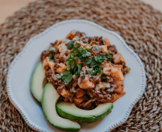 Southwest Turkey Sweet Potato Skillet