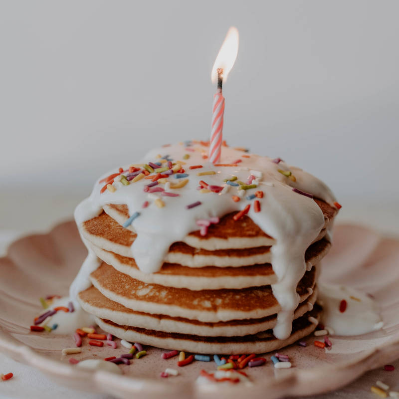 Birthday Protein Pancakes