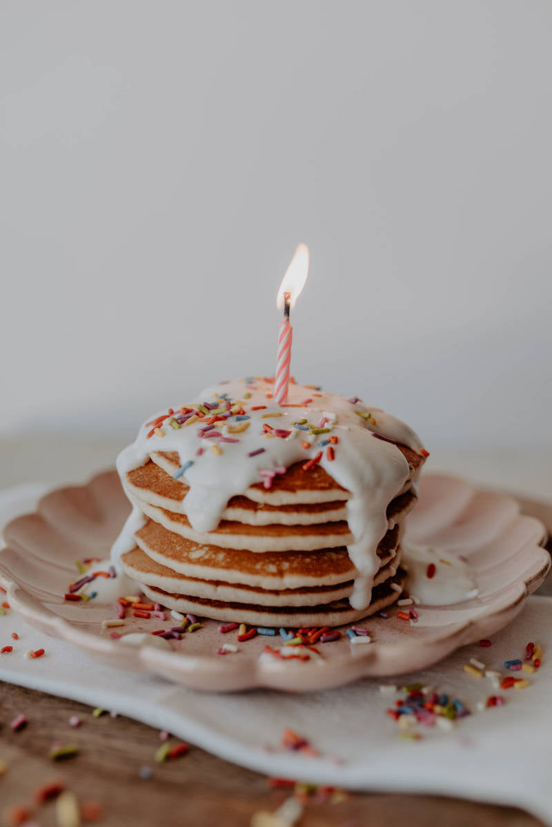 Birthday Protein Pancakes