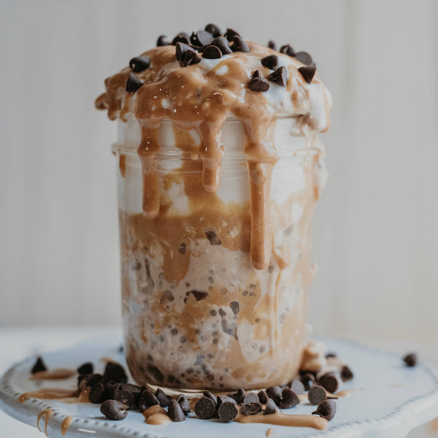 Chocolate Peanut Butter Overnight Oats