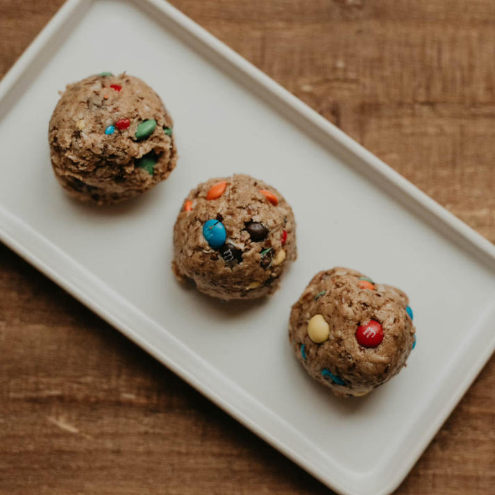 Monster Cookie Protein Bites ezeatsaz